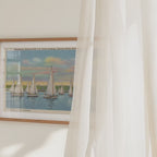 Sailboats on the Severn River Annapolis Maryland Landscape