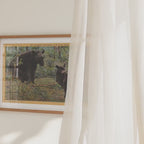 Black Bears in the Woods